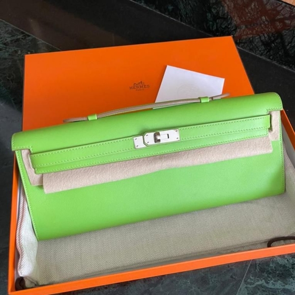 Hermes Handbags - SOLD. Hermes Kelly Cut Apple Green